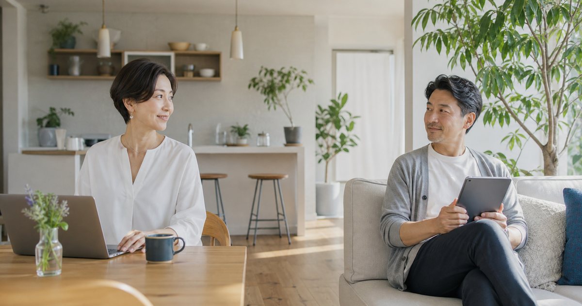 それぞれの仕事を尊重する夫婦